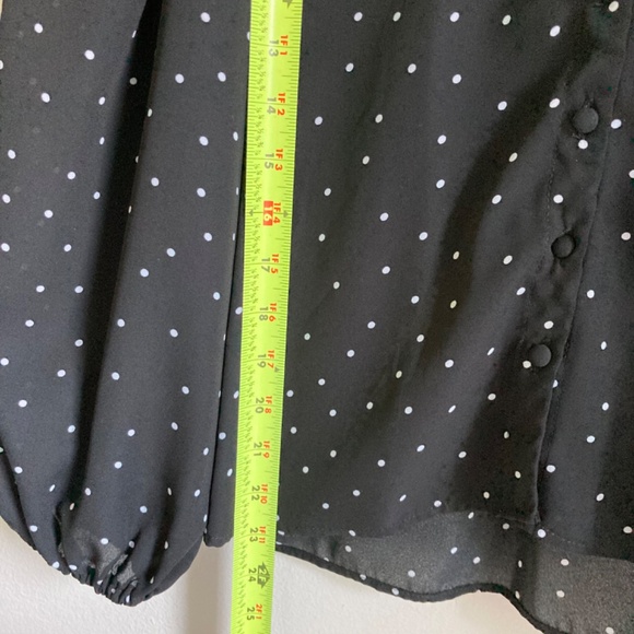 Cece Women’s polkadot button up shirt - Picture 5 of 7